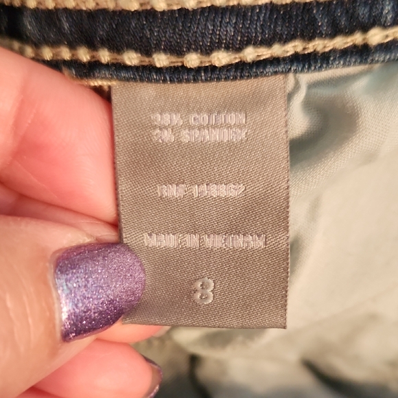 NWT Lovesick Blue Flare Denim Jeans - Picture 6 of 9